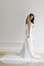 Bride wears a Kennedy Blue Lace Veil