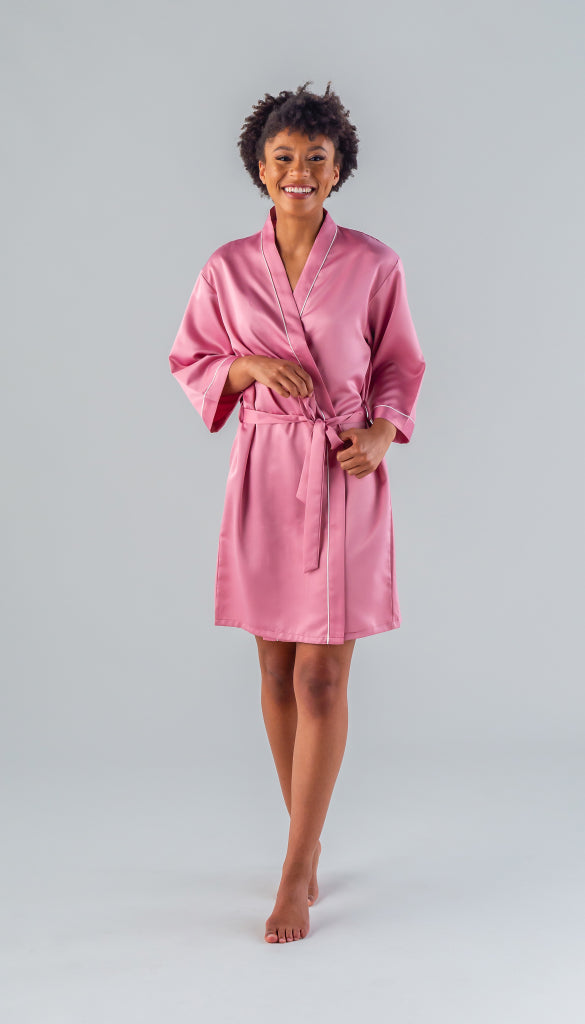 Standard and Plus Satin Bridal and Bridesmaid Robes The Wedding