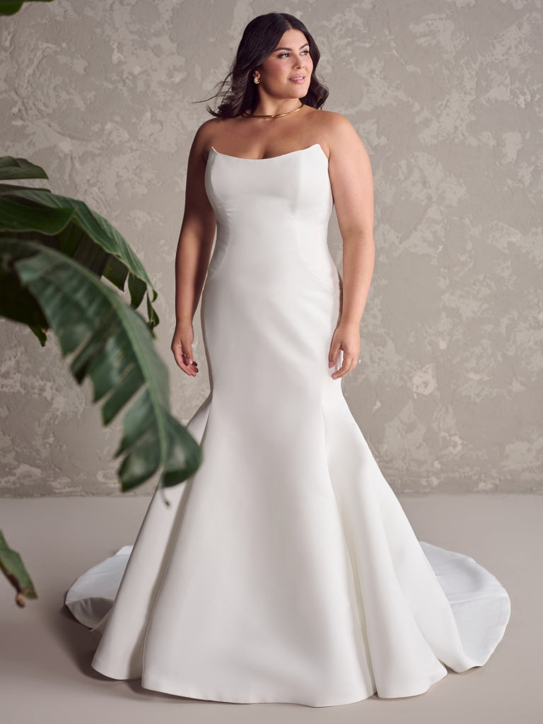 Wedding dresses for over 50 plus size sale