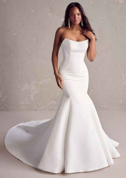 Silk faille wedding dress hotsell