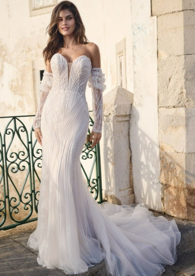 Wedding Dress - Affordable - Plus Size Available - Sottero and Midgley Positano Wedding Dress - Ivory/Silver Accent/Blush Wedding Dress - Affordable - Plus Size Available - Sottero and Midgley Positano Wedding Dress - Ivory/Silver Accent/Blush