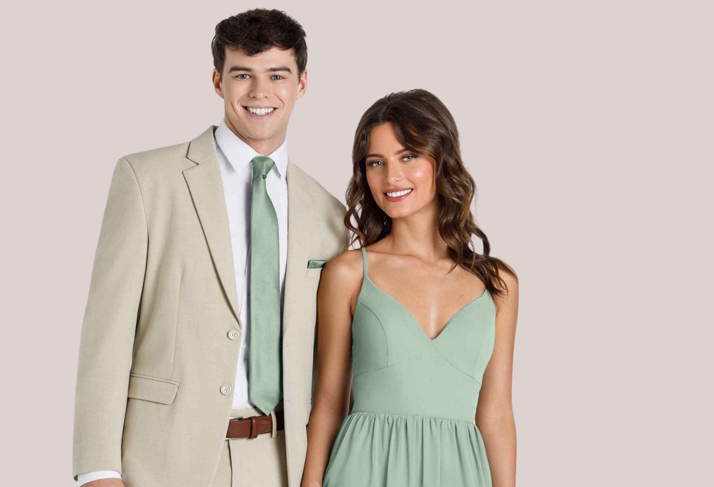 Kennedy Blue tan men's wedding suit