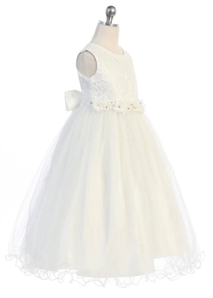 Full-length A-line Flower Girl Dress | The Wedding Shoppe Full-length A-line Flower Girl Dress | The Wedding Shoppe