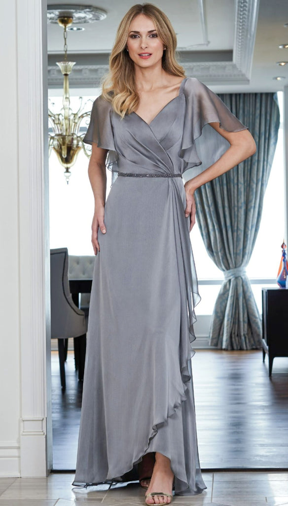 sachin and babi light blue dress GRECERELLE Womens Summer Wrap Maxi Dress Chiffon Cute Casual V Neck Ruffl