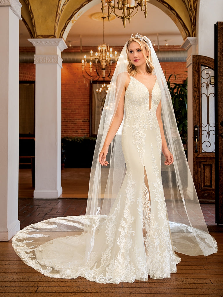 ★BAU by Bride And You★ SHILOH Ribbon detailed lace long dr Sophia Tolli Bridal Y22275 Joseph Ribkoff | Frank Lyman
