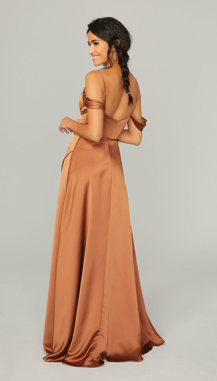 copper bridesmaid dress Copper Bronze Brown Bridesmaid Dresses