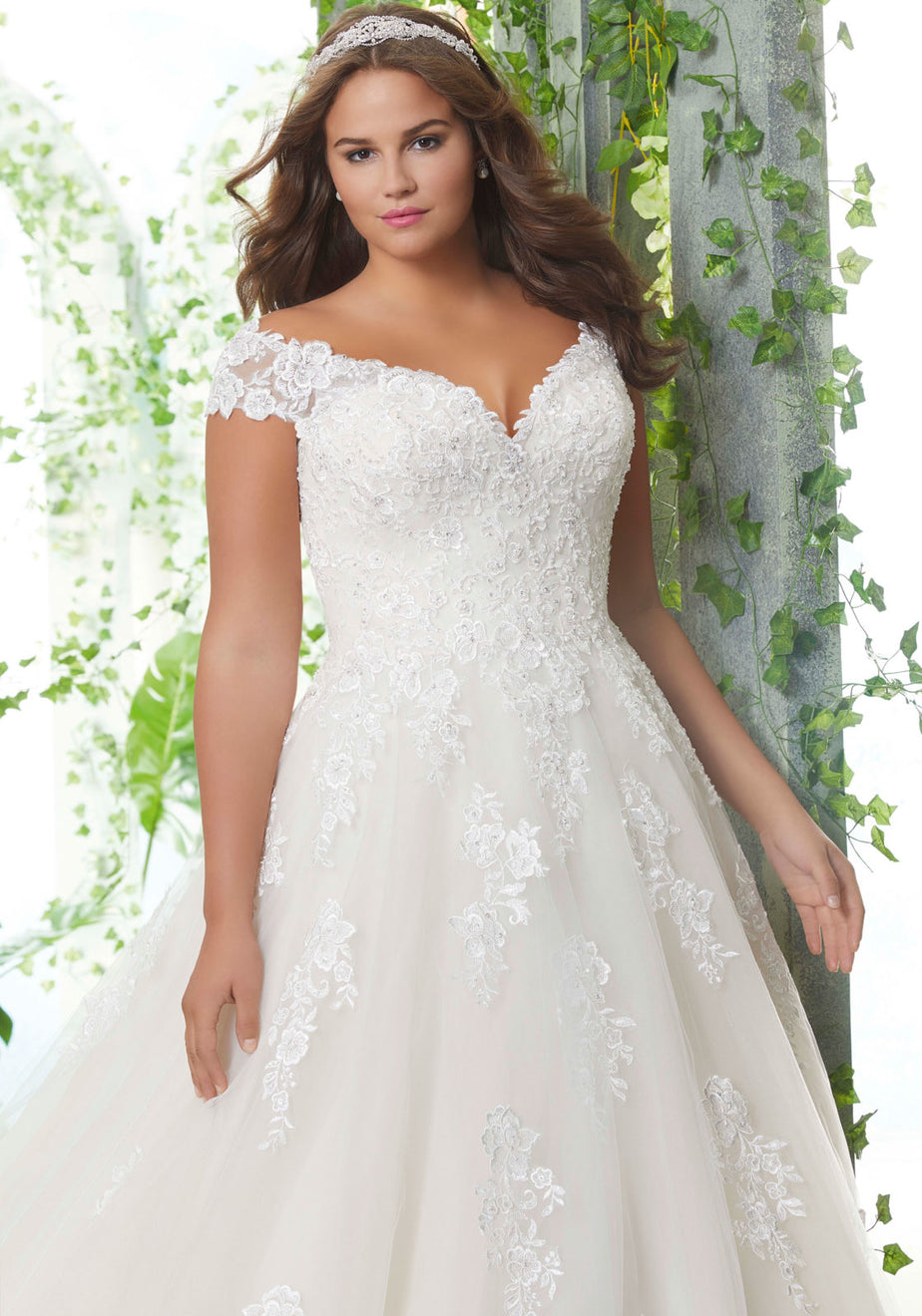 Morilee Pamela 3254 Plus Size Wedding Dress – Wedding Shoppe