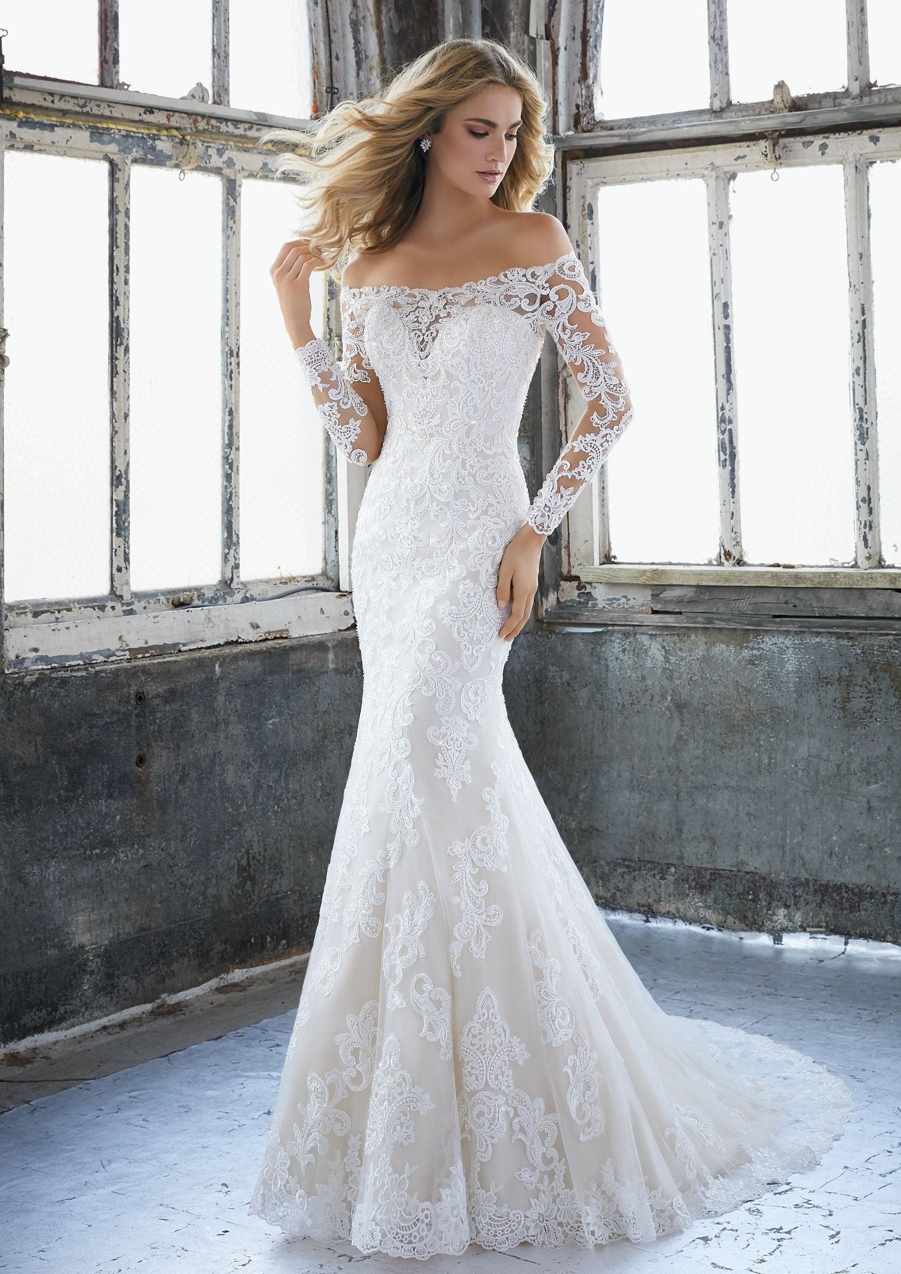 morilee long sleeve wedding dress Morilee 8207 Karlee Bridal Gown