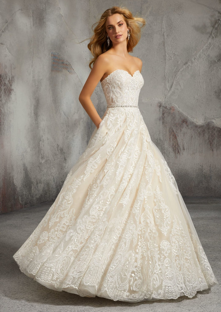 Morilee Strapless A-line 8273 Lisa Wedding Dress Wedding Shoppe Morilee Strapless A-line 8273 Lisa Wedding Dress Wedding Shoppe