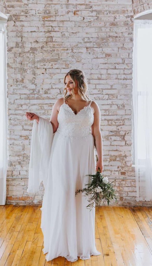 Blue Plus Size Wedding Dresses