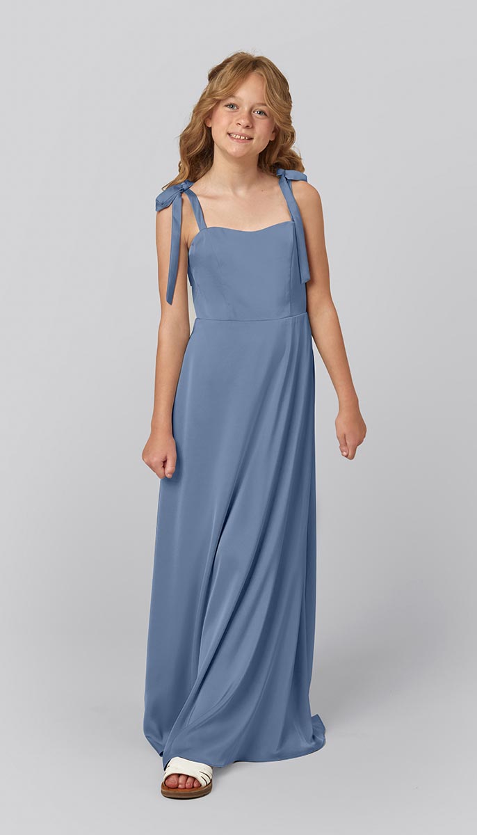 Kennedy Blue Elsa Junior Satin Bridesmaid Dress