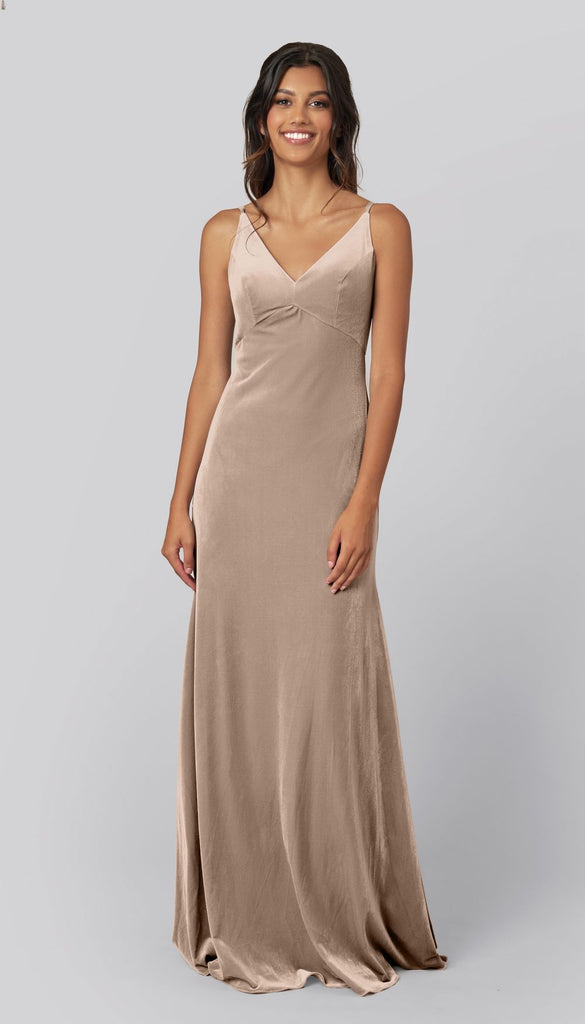 Kennedy Blue Erin Velvet Bridesmaid Dress