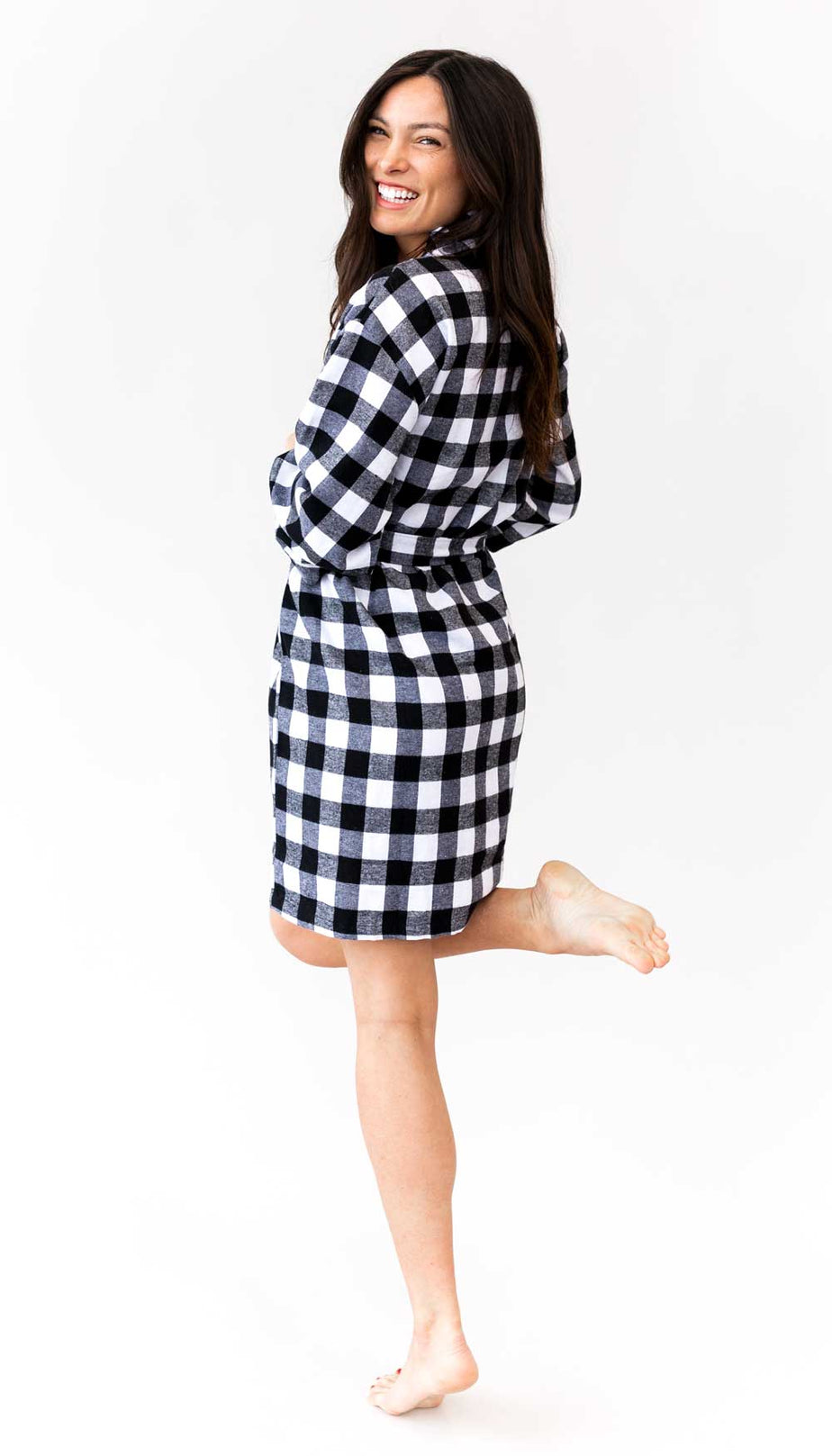 Plaid bridesmaid on sale robes