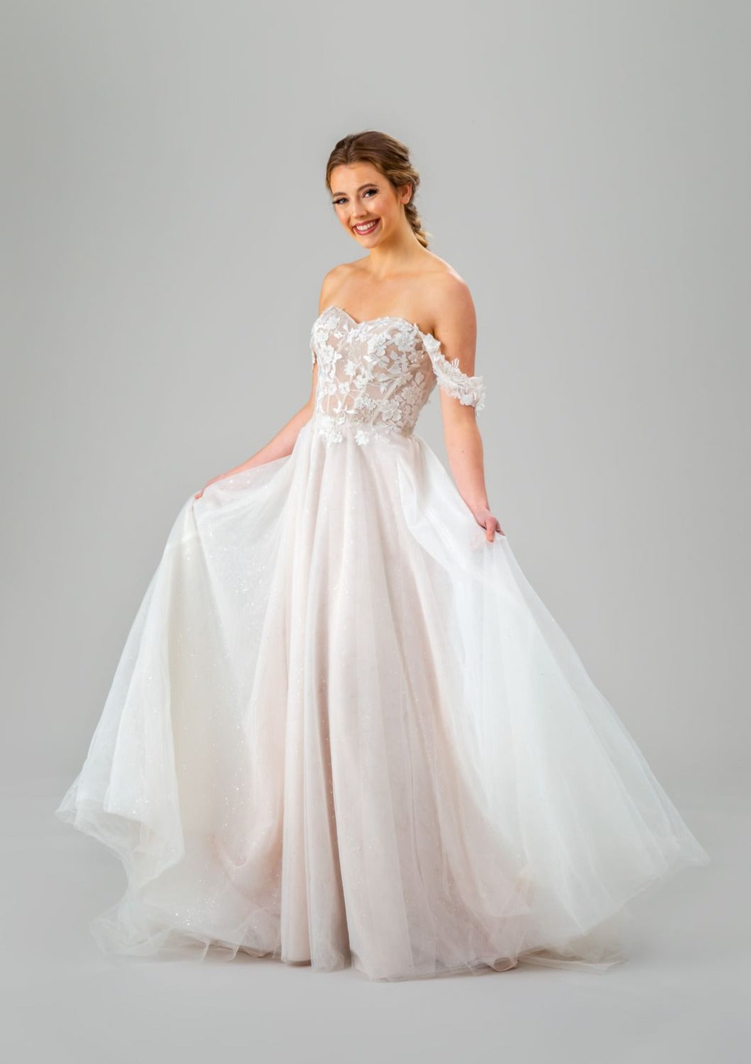princess polly baby blue dress Kennedy Blue Breanne Wedding Dress