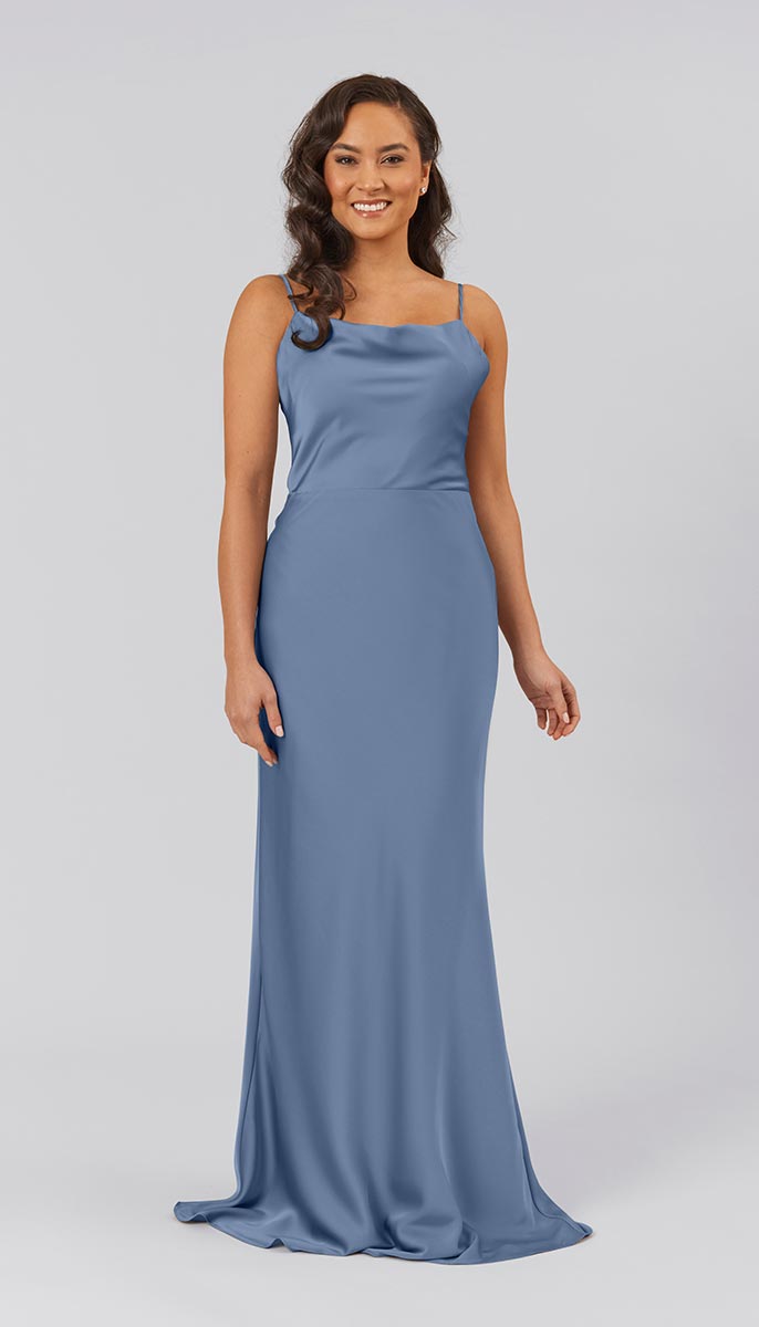princess polly baby blue dress Kennedy Blue Quin Bridesmaid Dress