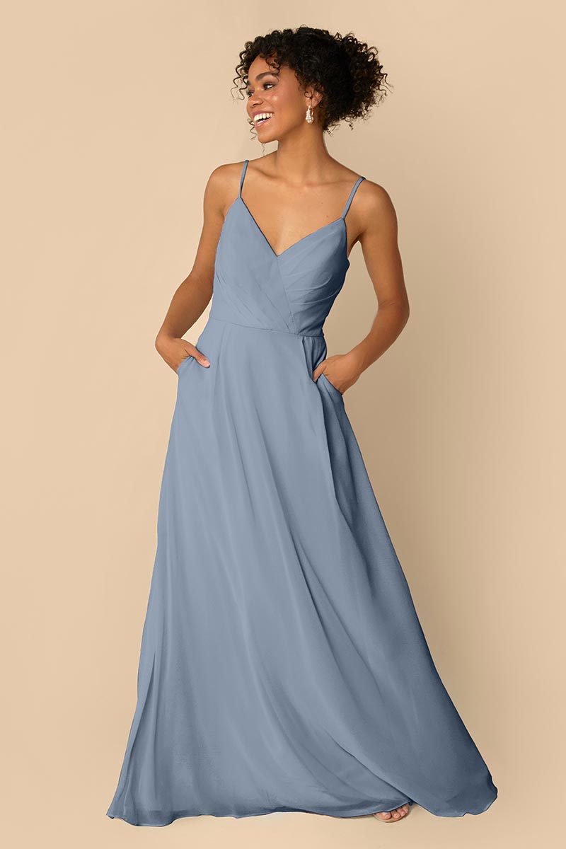 Lace & Beads Mandy Embellished Bodice Maxi Dress, Dusty Blue at John Lewis  & Partners