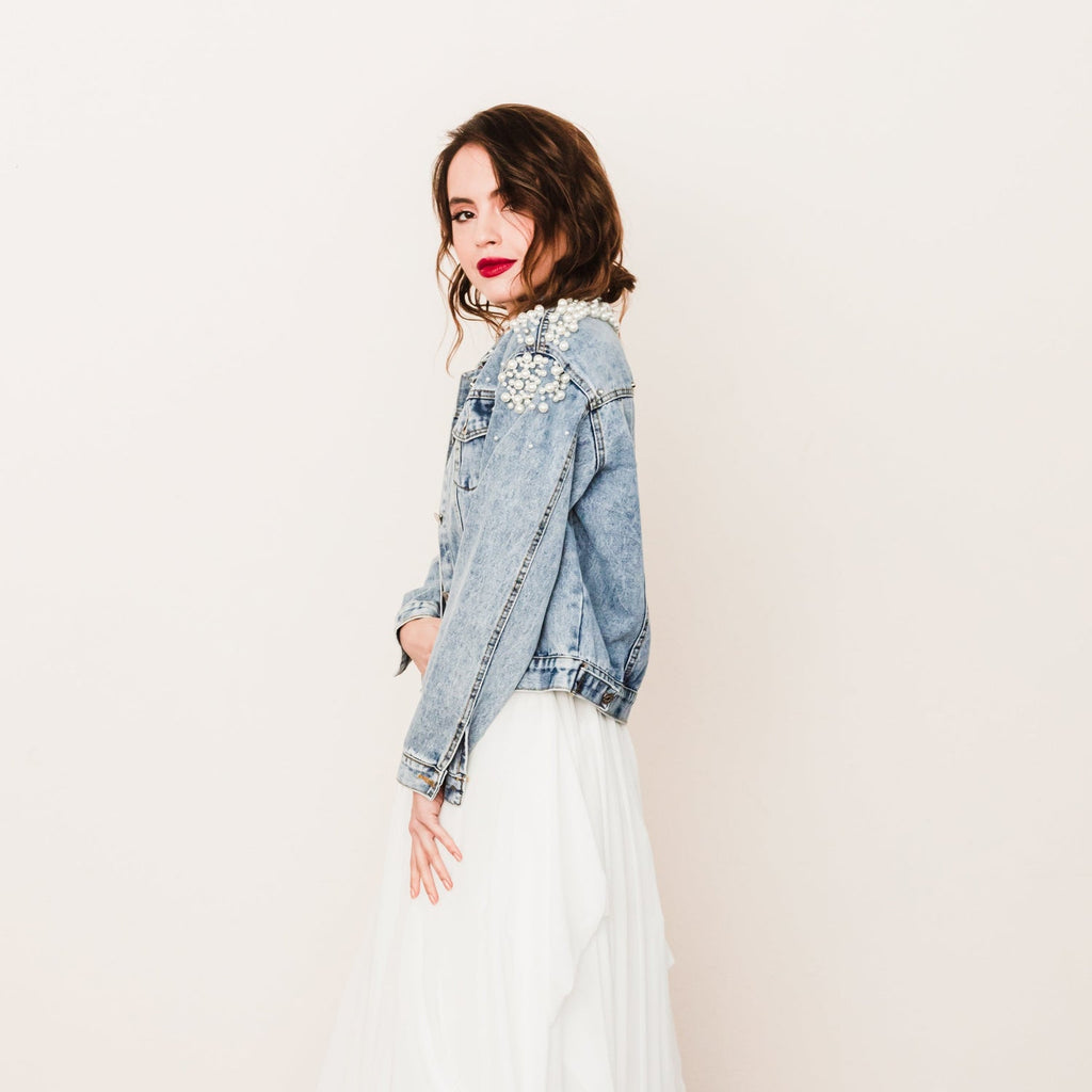 Wifey Denim Jean Jacket Wedding Shoppe