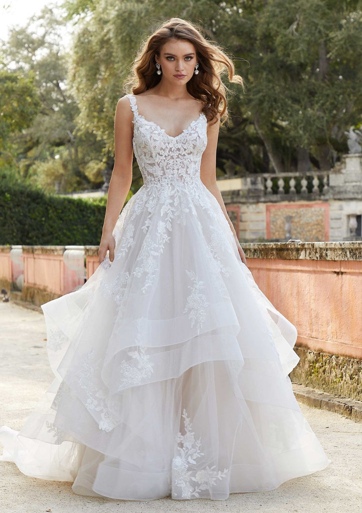 Wedding Dress - Affordable - Plus Size Available - Morilee Faustina Wedding Dress - Ivory/Champagne/Honey