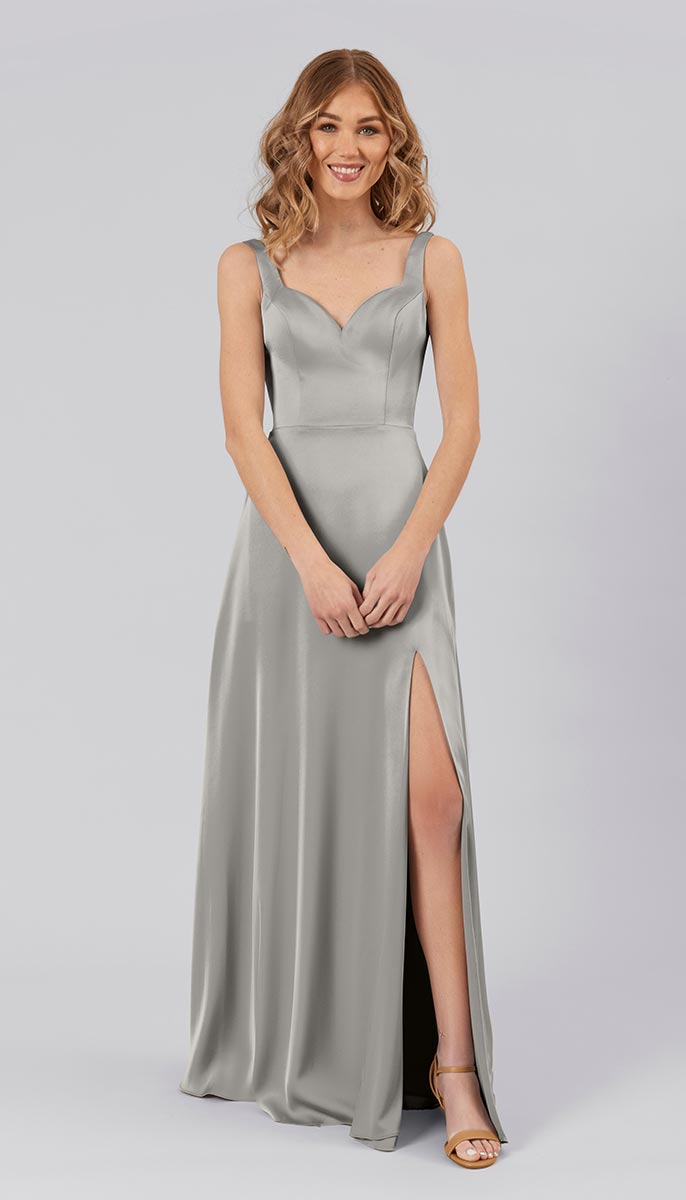 bridesmaid sabrina dress Kennedy Blue Sabrina Bridesmaid Dress