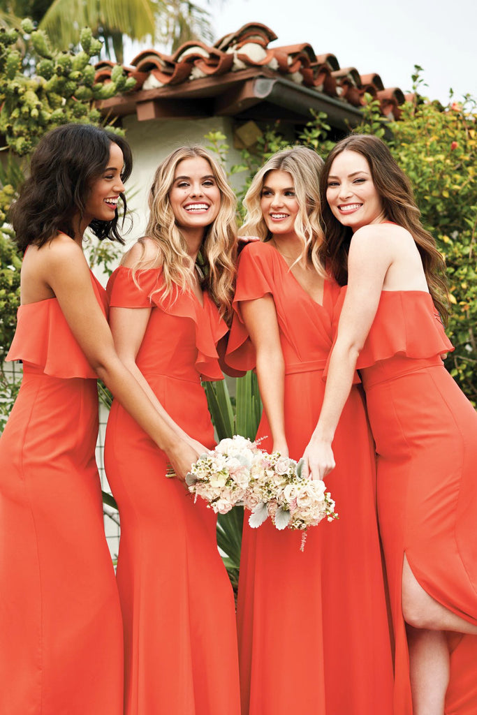 Jasmine Flutter Sleeve Bridesmaid Dress P216054 Wedding Shoppe Jasmine Flutter Sleeve Bridesmaid Dress P216054 Wedding Shoppe