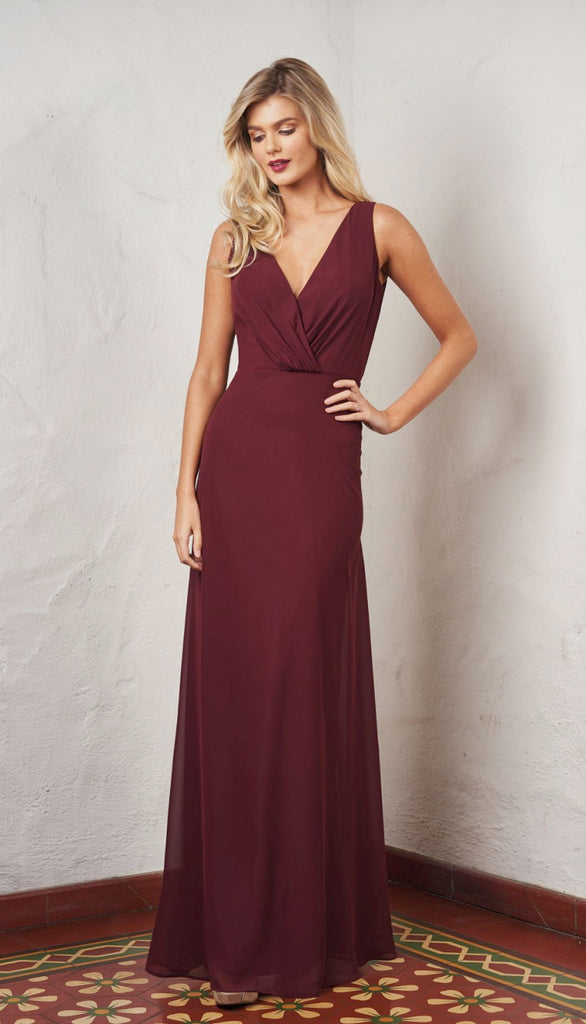 Jasmine V-Neck Chiffon Bridesmaid Dress P216055 Wedding Shoppe Jasmine V-Neck Chiffon Bridesmaid Dress P216055 Wedding Shoppe