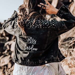 Classic Pearl Studded Jacket | The Wedding Shoppe