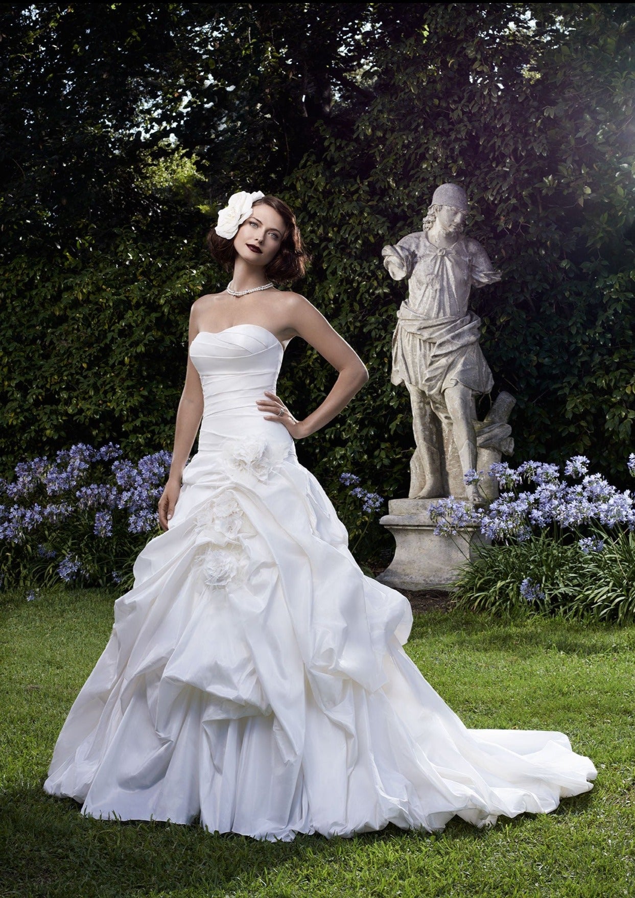 Casablanca Bridal 2059 Strapless Ruched Bridal Gown Wedding Shoppe