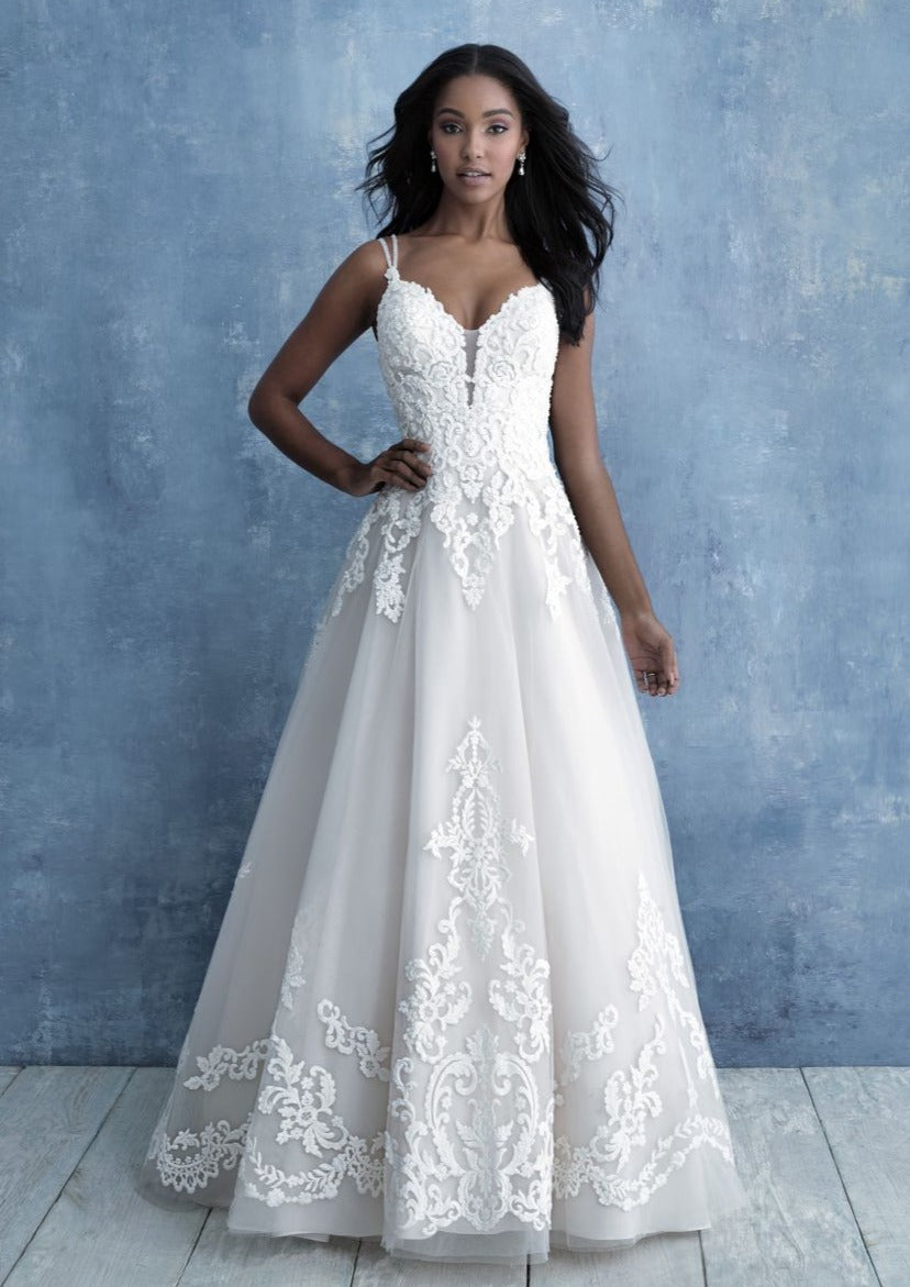 9913 Allure Bridals Fit and Flare Weding Dress