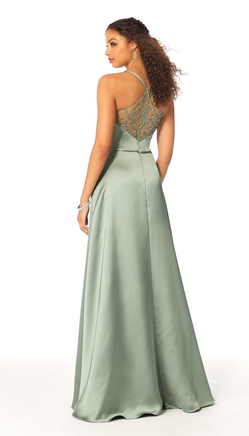 high neck green bridesmaid dress Alpine Furniture Avery Olive Green Dresser main image 0