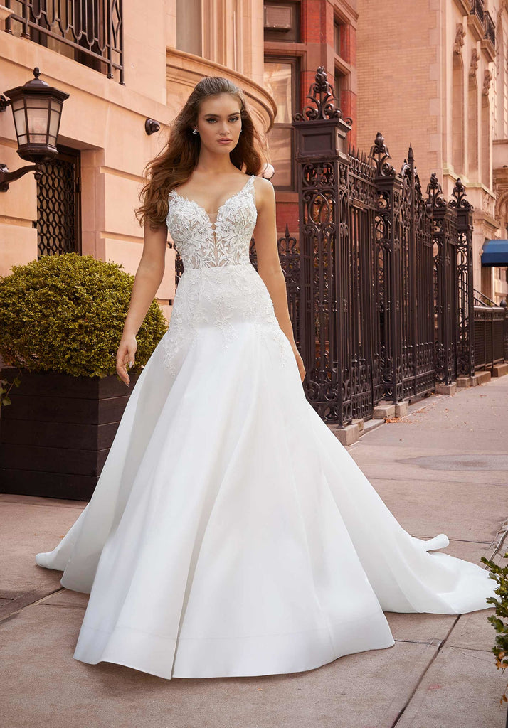 dillards wedding dresses bridal gowns Morilee Julia Plus Size Women's Double Chest Size:34 material:Crepe